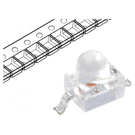 LED SMD Gull Wing Verde 1900-2700mcd 2,5x2x2,8mm 20° 20mA - Lumină Eficientă pentru Proiecte DIY | Electronic-mag.ro | Component