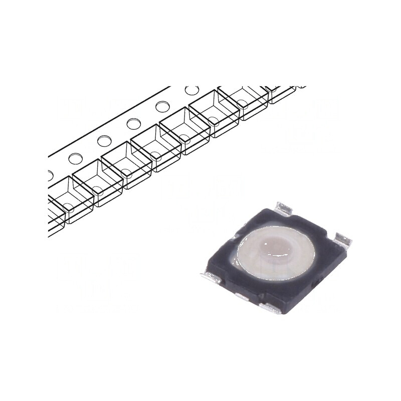 Microîntrerupător TACT SPST-NO 0,05A/32VDC Poz: 2 SMT Fără | Electronic-mag.ro | Componente Electronice Microîntrerupător TACT SPST-NO 0,05A/32VDC Poz: 2 SMT Fără | Electronic-mag.ro | Componente Electronice