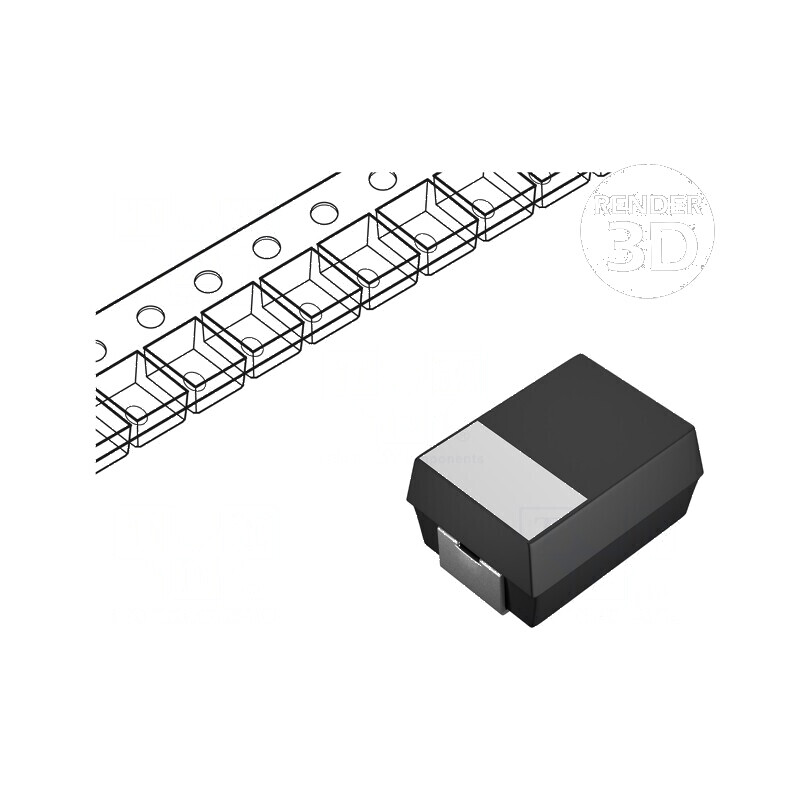 Condensator tantal 4,7uF 35VDC SMD D 2917 ±10% -55÷125°C | Electronic-mag.ro | Componente Electronice Condensator tantal 4,7uF 35VDC SMD D 2917 ±10% -55÷125°C | Electronic-mag.ro | Componente Electronice