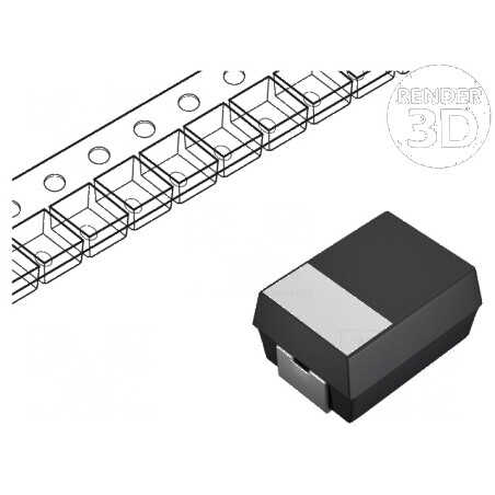 Condensator tantal 4,7uF 35VDC SMD D 2917 ±10% -55÷125°C | Electronic-mag.ro | Componente Electronice