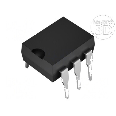 Optocuplor THT CNY17 cu 1 Canal, Ieșire cu Tranzistori, Izolație 4,17kV, DIP6 | Electronic-mag.ro | Componente Electronice