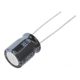 Condensator electrolitic low ESR THT 470uF 16VDC Ø10x12,5mm pentru circuite electronice | Electronic-mag.ro | Componente Electro