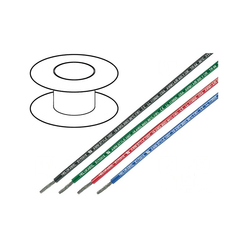 Cablu litat 1x26AWG PVC verde 300V Clasa 5 26AWG | Electronic-mag.ro | Componente Electronice