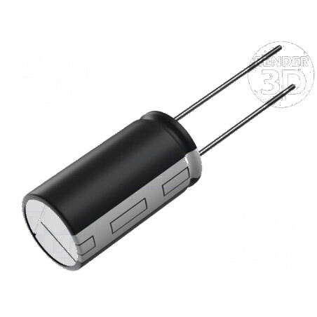 Condensator electrolitic THT 330uF 25VDC Ø8x11,5mm ±20% NHG pentru circuite electrice | Electronic-mag.ro | Componente Electroni