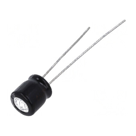 Condensator electrolitic THT 22uF 35VDC Ø6,3x7mm ±20% 1000h pentru aplicații electronice | Electronic-mag.ro | Componente Electr