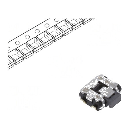 Microîntrerupător TACT SPST Poz: 2 0,05A/12VDC SMD fără EVQP7 - Comutator compact pentru circuite electronice | Electronic-mag.r