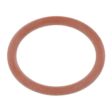 Garnitură O-ring VMQ 1,5mm grosime, 12mm Ø interior, M16, roșie, rezistență temperatură -60 până la 250°C | Electronic-mag.ro | 