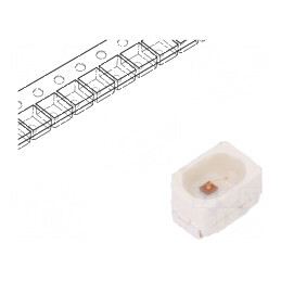 LED SMD 2014 galbenă 300-500mcd 2,2x1,4x1,3mm 120° 20mA 75mW pentru iluminat decorativ | Electronic-mag.ro | Componente Electron