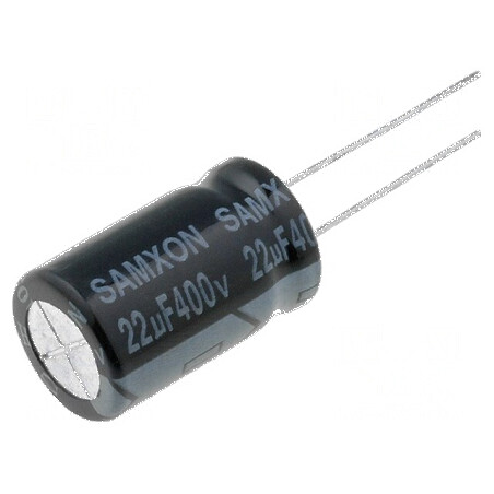 Condensator electrolitic THT 22uF 400VDC Ø12,5x20mm ±20% - Componentă electronică de calitate | Electronic-mag.ro | Componente E