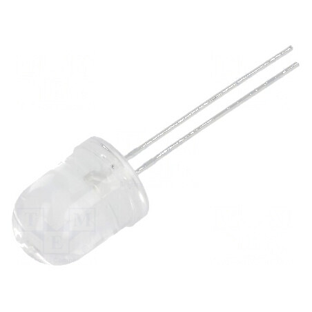 LED alb rece 8500-14000mcd 30° convex 10mm | Electronic-mag.ro | Componente Electronice