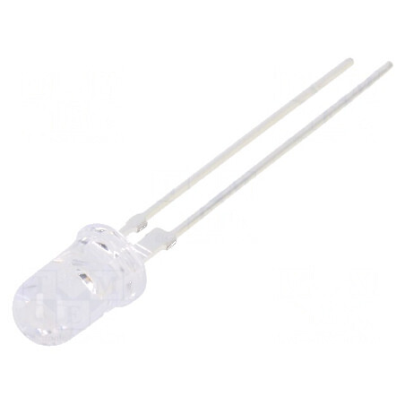 LED 5mm portocalie 15° convex - 2 lumeni 6÷8lm | Electronic-mag.ro | Componente Electronice