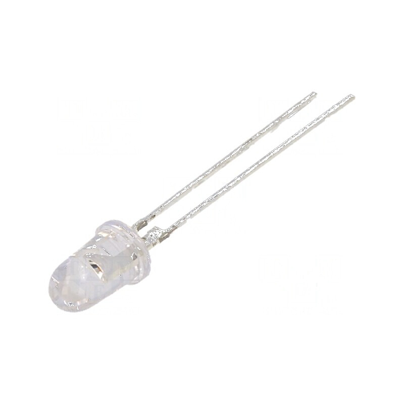 LED 5mm portocalie 100000÷120000mcd 8° convex | Electronic-mag.ro | Componente Electronice