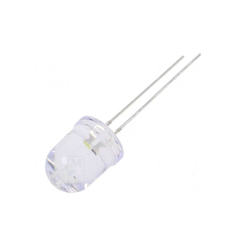 LED Alb 10mm 30° Convex 2-5VDC | Electronic-mag.ro | Componente Electronice
