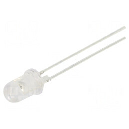 LED 5mm roz (salmon pink) 35000-40000mcd 60° Nr.term: 2 - Lampa LED cu intensitate mare | Electronic-mag.ro | Componente Electro