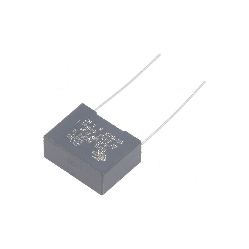 Condensator polipropilenă X1 0,047uF 18x13,5x7,5mm R47 | Electronic-mag.ro | Componente Electronice