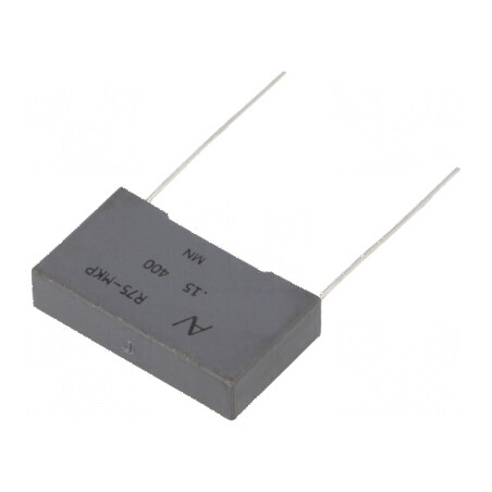 Condensator polipropilenă R75 0,15uF 26,5x15x6mm THT ±5% | Electronic-mag.ro | Componente Electronice