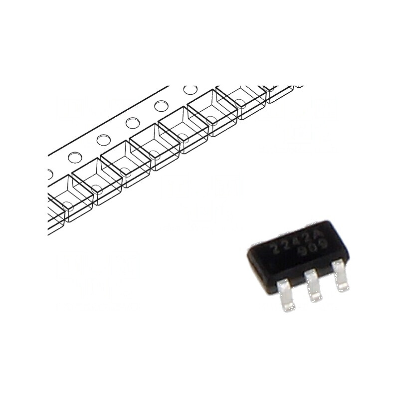 Comutator de putere high-side IC, switch USB 2,25A, canal 1 N-Channel | Electronic-mag.ro | Componente Electronice
