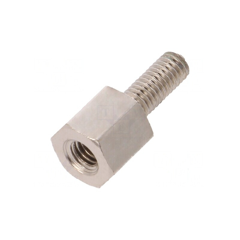 "Piuliță distanțieră filetată 6mm M3 - filete interne și externe M3" | Electronic-mag.ro | Componente Electronice