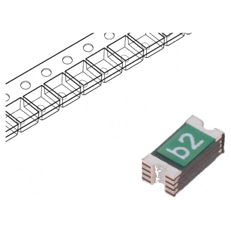 Siguranţă polimerică PTC 2A, Imax 100A, model 0ZCJ 1206 - Protecţie electrică avansată | Electronic-mag.ro | Componente Electron
