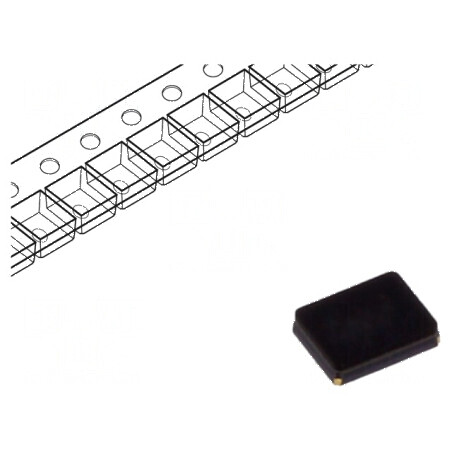 Rezonator de cuarț SMD 12MHz ±20ppm 3,2x2,5x0,8mm | Electronic-mag.ro | Componente Electronice