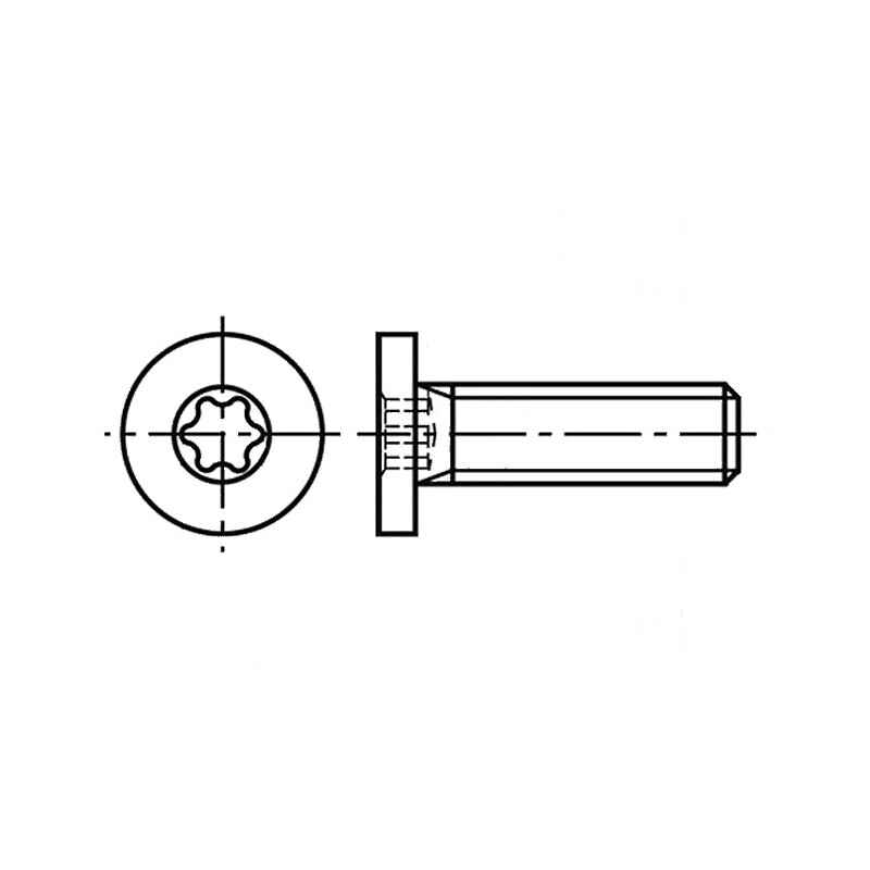 Şurub M3x8 0,5 Cap Rotund Torx® TX08 Oțel Inoxidabil A2 | Electronic-mag.ro | Componente Electronice