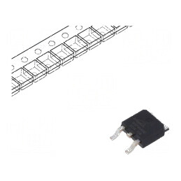 Tranzistor N-MOSFET unipolar 600V 2,5A Idm 16A 77W TO252 - componentă electronică de putere | Electronic-mag.ro | Componente Ele