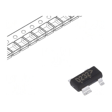 Diodă TVS rețea 6,5V-9V 0,225W SOT143, 2 rola, bandă ESD | Electronic-mag.ro | Componente Electronice