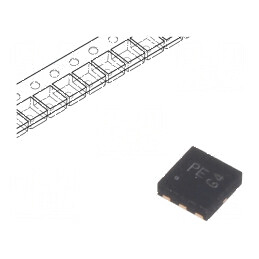 Tranzistor P-MOSFET unipolar - 40V, 4,9A, 0,7W, U-DFN2020-6 pentru aplicații electronice | Electronic-mag.ro | Componente Electr