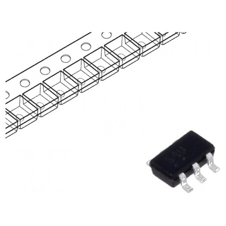 Tranzistor N-MOSFET unipolar 30V 3,6A 1W TSOP6 - Componentă electronică pentru circuite | Electronic-mag.ro | Componente Electro