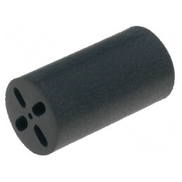Bucșă de distanțare LED 6,5mm pentru LED-uri de 5mm, Lungime 17,8mm, PVC | Electronic-mag.ro | Componente Electronice