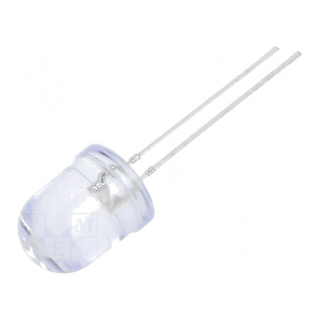 LED albă 10mm 8400-10000mcd 30° convexă 102mW | Electronic-mag.ro | Componente Electronice