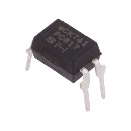 Optocuplor DIP4 THT cu 1 canal, tranzistori, izolație 5kV, tensiune colector-emitor 80V | Electronic-mag.ro | Componente Electro