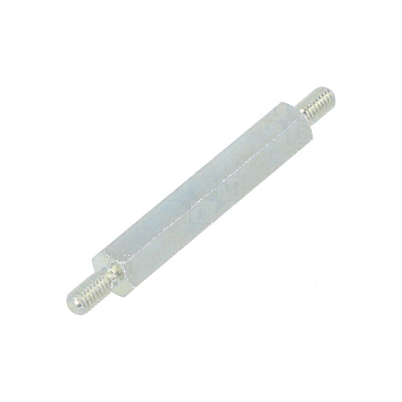 Piuliță distanțieră filetată hexagonală 30mm M3 | Electronic-mag.ro | Componente Electronice