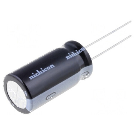 Condensator electrolitic THT 22uF 200VDC Ø10x20mm Raster 5mm - Componentă electronică | Electronic-mag.ro | Componente Electroni