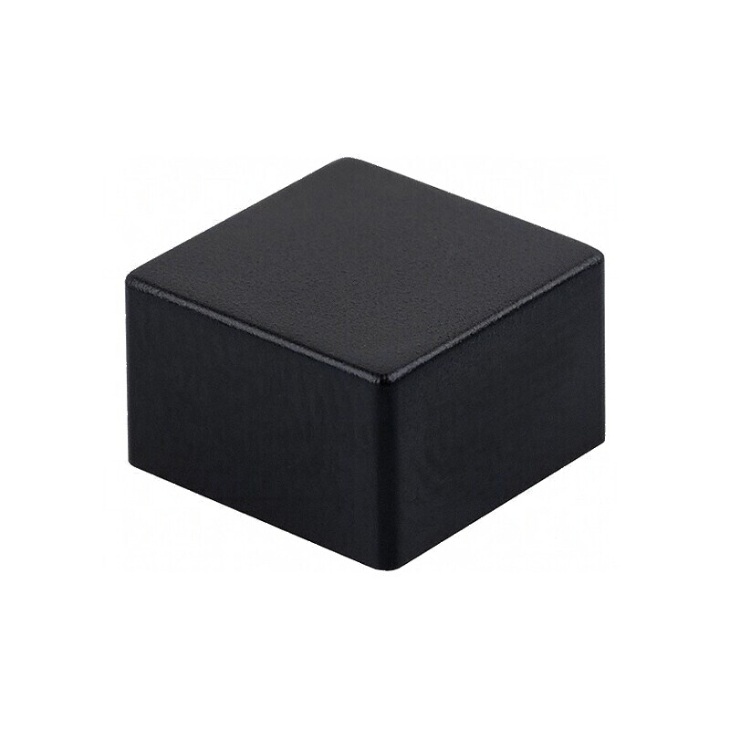 Tastă cu împingere pătrată neagră 9x9mm, 5,5mm, 25÷70°C | Electronic-mag.ro | Componente Electronice