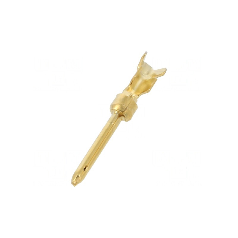 Pin tată 20 alamă aurit 0,2-0,6mm² 24AWG-20AWG HDP-20 2A pentru conexiuni electrice | Electronic-mag.ro | Componente Electronice