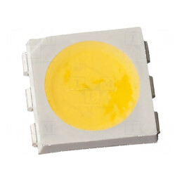 LED SMD PLCC6 albă 4600-9800mcd 120° 60mA 2,8-3,6VDC 324mW - Lumină eficientă pentru proiecte de iluminat | Electronic-mag.ro | 