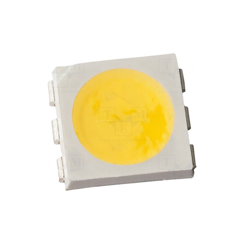 LED SMD PLCC6 albă 4600-9800mcd 120° 60mA 2,8-3,6VDC 324mW - Lumină eficientă pentru proiecte de iluminat | Electronic-mag.ro | 