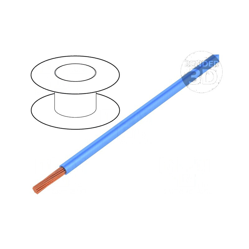 Cablu H05V2-K, LgYc litat cu 0,5mm2, PVC albastru, 300V/500V - cablu electric pentru instalatii | Electronic-mag.ro | Componente Cablu H05V2-K, LgYc litat cu 0,5mm2, PVC albastru, 300V/500V - cablu electric pentru instalatii | Electronic-mag.ro | Componente
