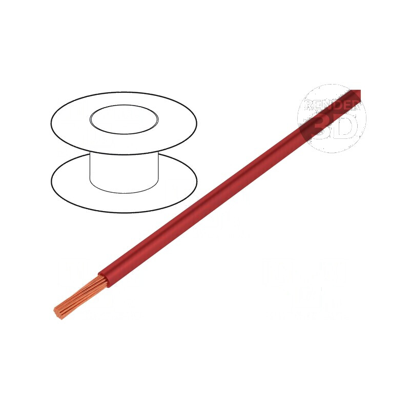 Cablu electric H05V2-K, 0,5mm2, PVC roșu, 300V/500V, 500m | Electronic-mag.ro | Componente Electronice Cablu electric H05V2-K, 0,5mm2, PVC roșu, 300V/500V, 500m | Electronic-mag.ro | Componente Electronice
