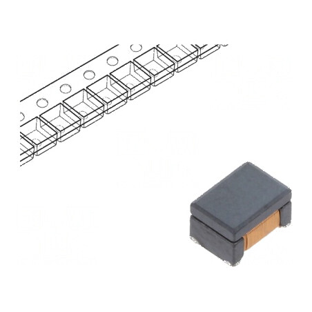 Filtru anti-interferenţe SMD 1812 200mA 50VDC -30÷50% 2Ω pentru protecţie electronică | Electronic-mag.ro | Componente Electroni
