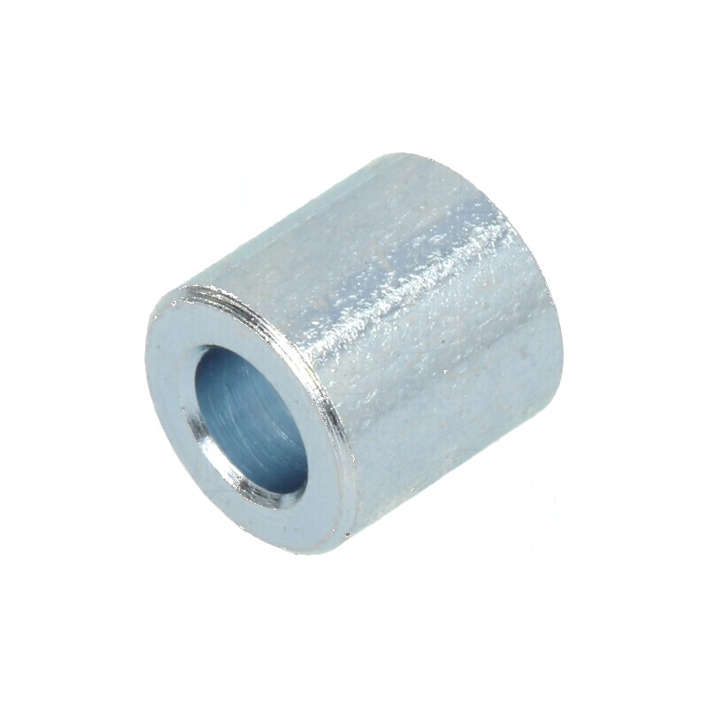Manşon distanţier cilindric 6mm din oţel zincat, Diametru exterior 6mm | Electronic-mag.ro | Componente Electronice