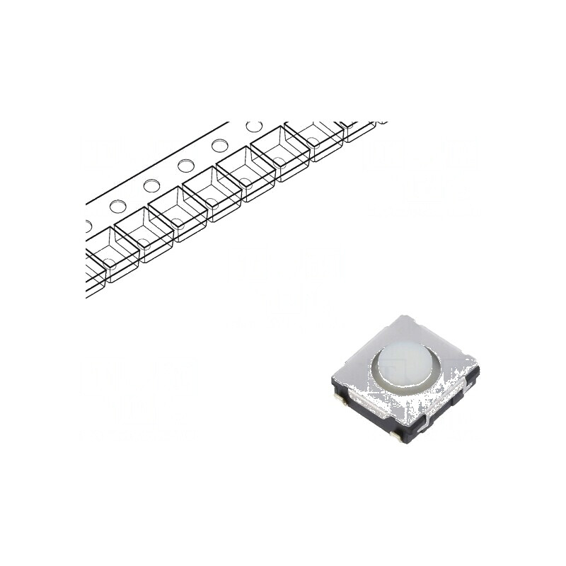 Microîntrerupător TACT SPST Poz: 2 0,02A/15VDC SMD fără EVQQ2 - Comutator compact pentru aplicații electronice | Electronic-mag. Microîntrerupător TACT SPST Poz: 2 0,02A/15VDC SMD fără EVQQ2 - Comutator compact pentru aplicații electronice | Electronic-mag.