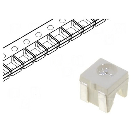 LED SMD 4040 Verde 500-1000mcd 4x3,6x4mm 120° 20mA λd: 525nm pentru Iluminat Decorativ | Electronic-mag.ro | Componente Electron