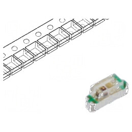 LED SMD roșie/verde 60-240mcd 100-450mcd 2x0,6x1,05mm 140° pentru iluminare eficientă | Electronic-mag.ro | Componente Electroni