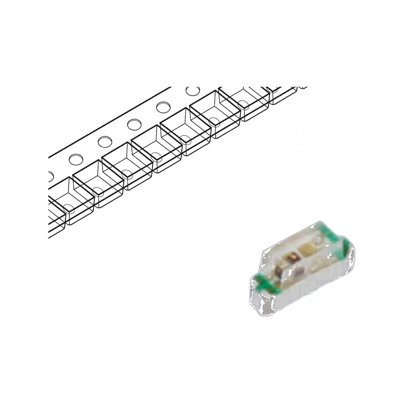 LED SMD roșie/verde 60-240mcd 100-450mcd 2x0,6x1,05mm 140° pentru iluminare eficientă | Electronic-mag.ro | Componente Electroni