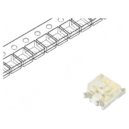 LED SMD 3025 roșie/verde 80-150mcd, 500-1000mcd 3x2.5x1.4mm pentru iluminat decorativ | Electronic-mag.ro | Componente Electroni