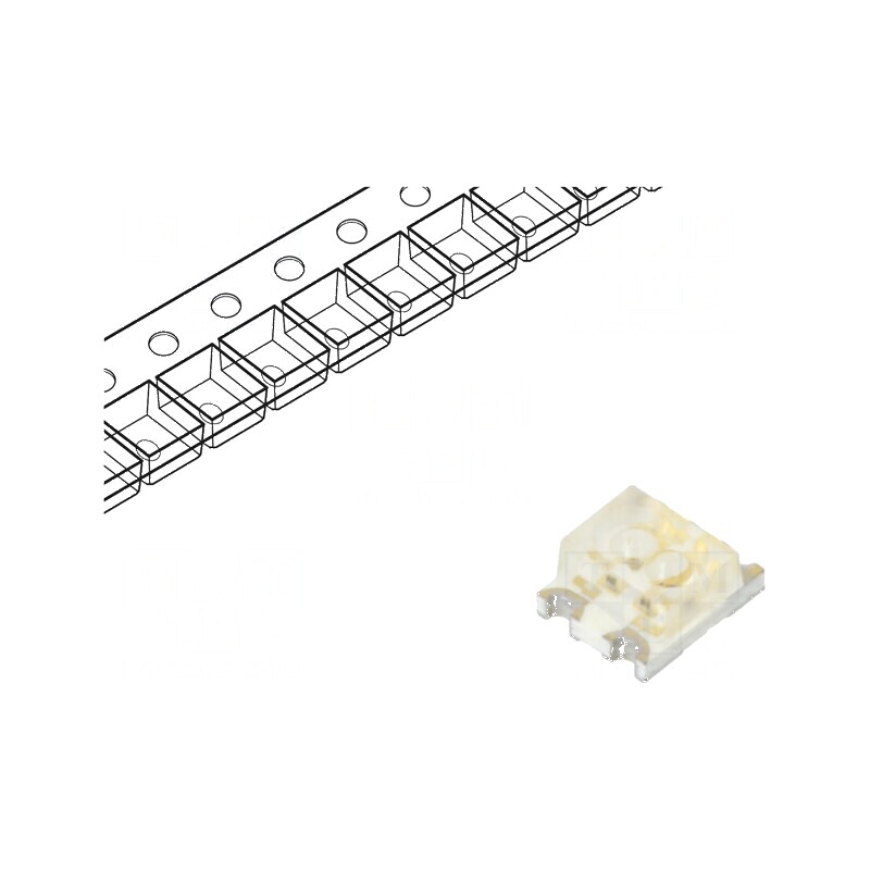 LED SMD 3025 roșie/verde 80-150mcd, 500-1000mcd 3x2.5x1.4mm pentru iluminat decorativ | Electronic-mag.ro | Componente Electroni