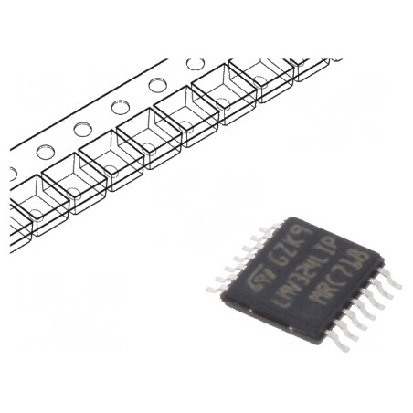 Amplificator operațional IC 1,3MHz 2,7V-5,5V 4 canale TSSOP14 | Electronic-mag.ro | Componente Electronice