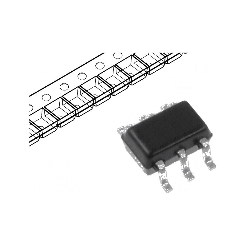Filtru digital line terminator pentru frecvenţe joase EMI SOT323-6L - Componentă electronică | Electronic-mag.ro | Componente El